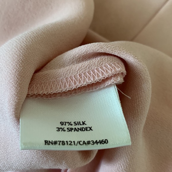 Eileen Fisher silk shell with scoop neck; soft pink color; size L - Picture 6 of 6